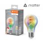 Preview: Ledvance E27 SMART+ MATTER LED-Lampe, kompatibel mit Google, Alexa, Apple 4,8W Multicolor 2700-6500K